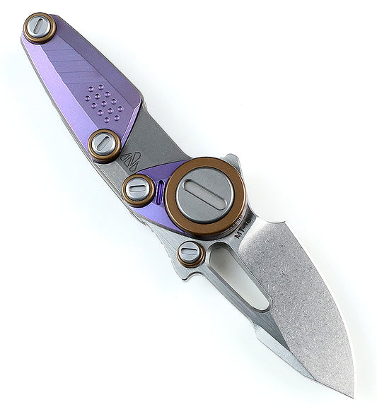 NOC MT16 Folding Knife M390 Blade Tactical Camping Cutter Pocket Outdoor Titanium Alloy Handle Fishing Kitchen EDC Tool