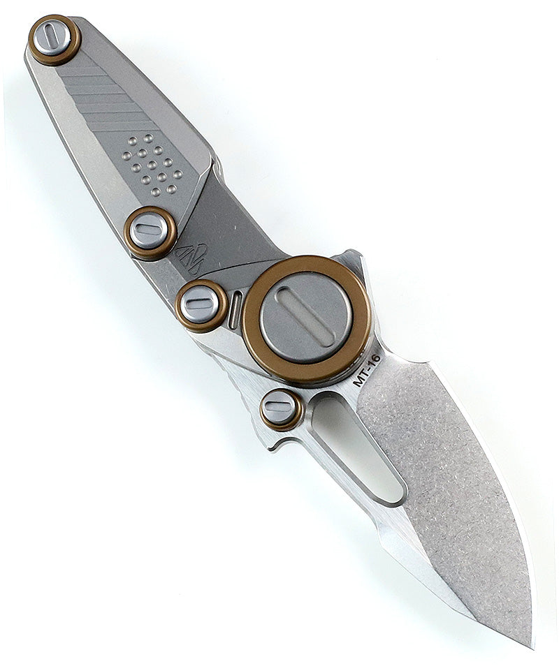 NOC MT16 Folding Knife M390 Blade Tactical Camping Cutter Pocket Outdoor Titanium Alloy Handle Fishing Kitchen EDC Tool