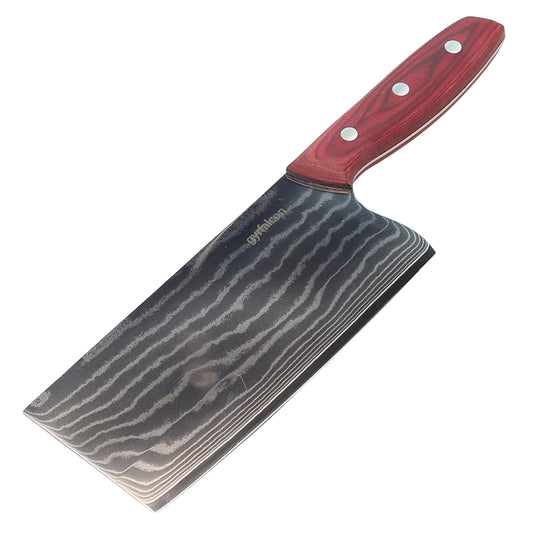 Damascus Pattern Utility Kitchen Knives Sharp Slicing Chef knife Cooking Tool